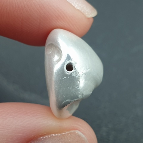 Seashell bryłka z dziurką 23x16 mm nr 43