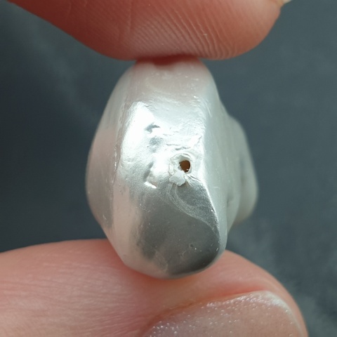 Seashell bryłka z dziurką 23x16 mm nr 67