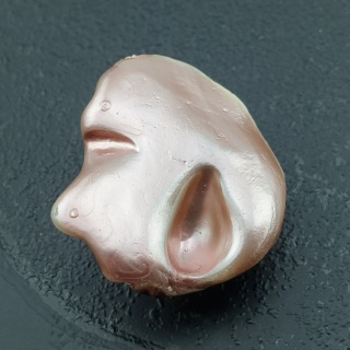 Seashell bryłka z dziurką 23x20 mm nr 136