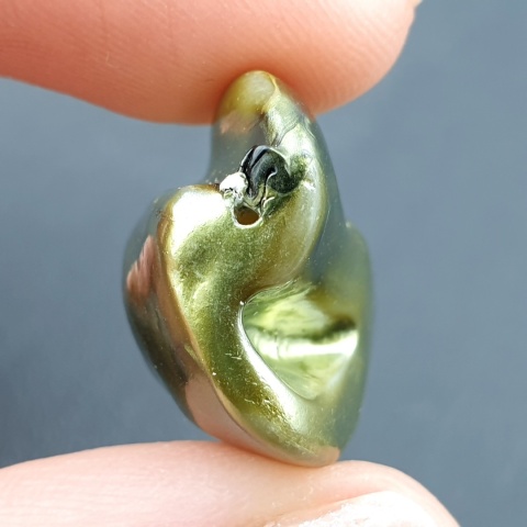 Seashell bryłka z dziurką 24x18 mm nr 109