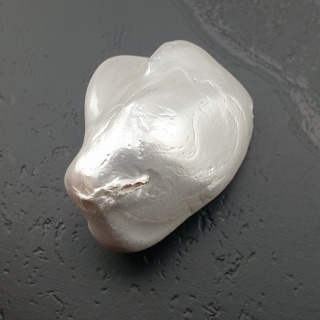 Seashell bryłka z dziurką 24x19 mm nr 83