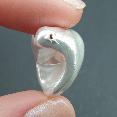 Seashell bryłka z dziurką 25x18 mm nr 41