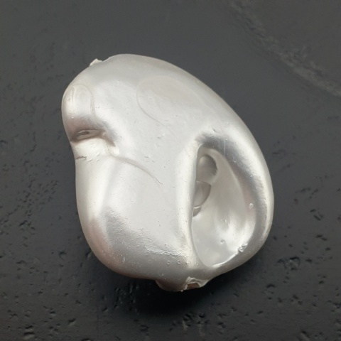 Seashell bryłka z dziurką 25x20 mm nr 35