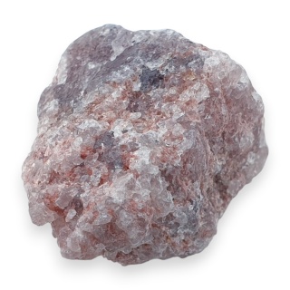 Kwarc truskawkowy bryłka z dziurką 27x24 mm nr 2