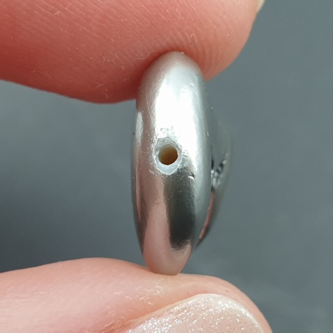 Seashell bryłka z dziurką 15x13 mm nr 292