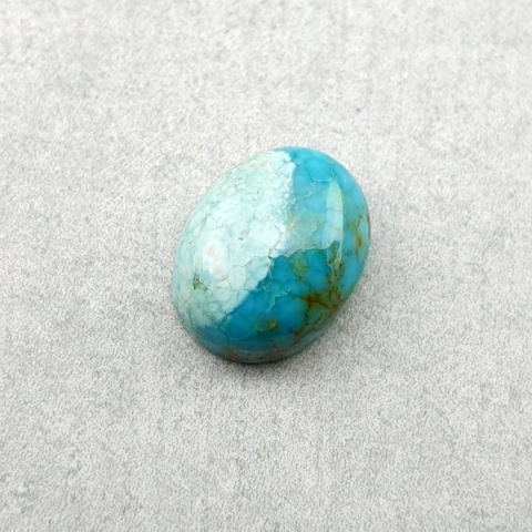 Turkus tybetański kaboszon 10x8 mm nr 307