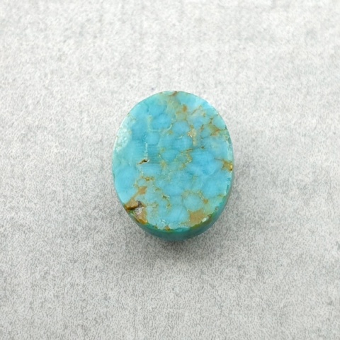Turkus tybetański kaboszon 10x8 mm nr 307