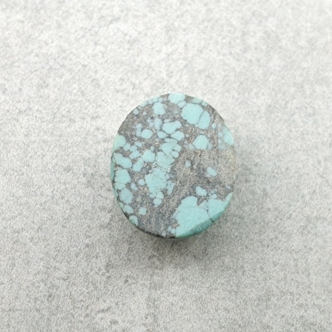 Turkus tybetański kaboszon 10x8 mm nr 310
