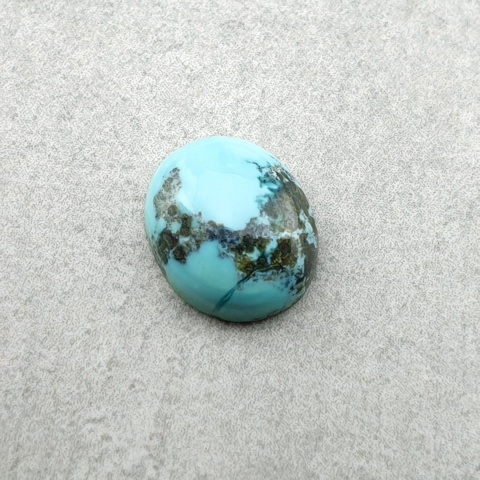 Tibetan turquoise cabochon 10x8 mm no 311