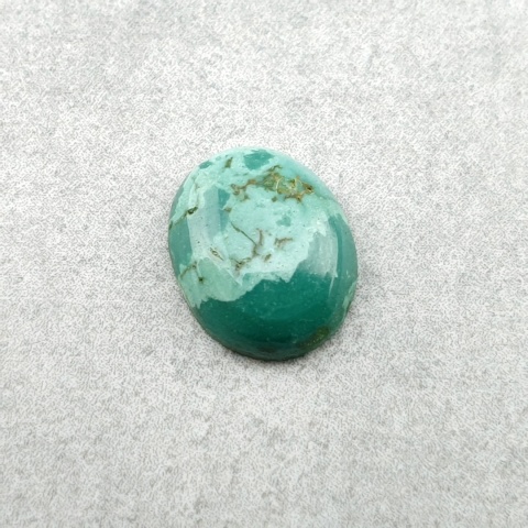 Turkus tybetański kaboszon 10x8 mm nr 312