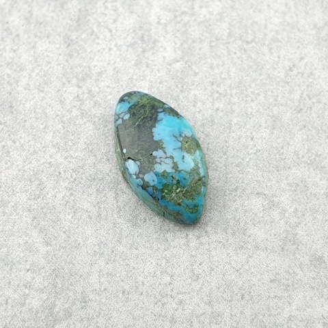 Tibetan turquoise cabochon 11x6 mm no 336