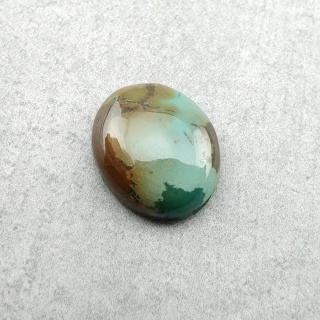 Tibetan turquoise cabochon 11x9 mm no 319