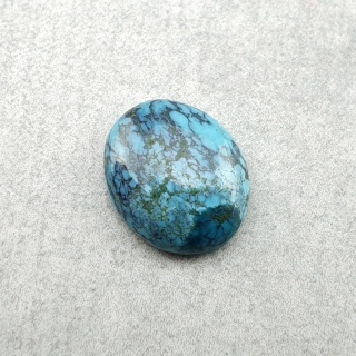 Tibetan turquoise cabochon 11x9 mm no 324
