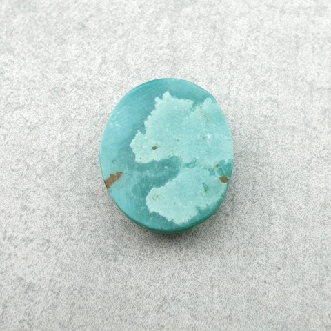 Turkus tybetański kaboszon 12x10 mm nr 349