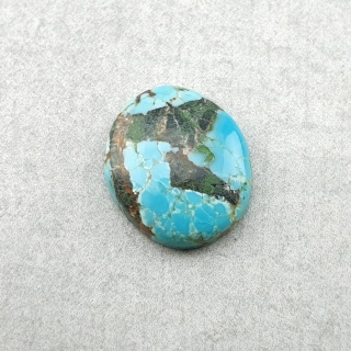 Tibetan turquoise cabochon 12x10 mm no 350