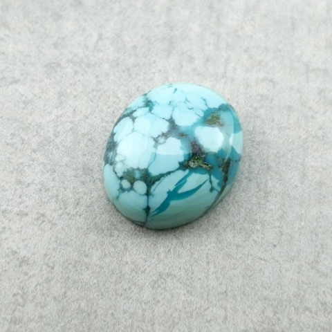 Tibetan turquoise cabochon 12x10 mm no 351
