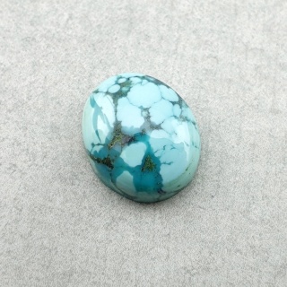 Tibetan turquoise cabochon 12x10 mm no 351