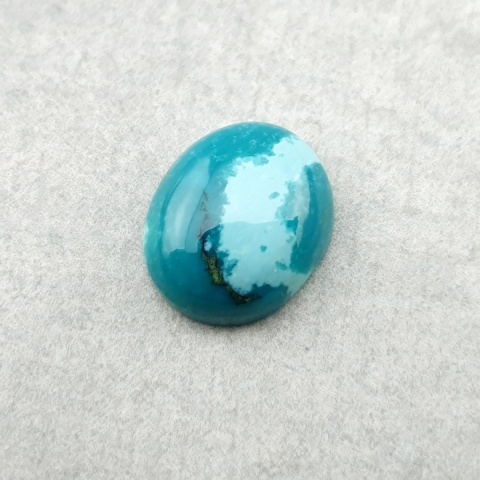 Tibetan turquoise cabochon 12x10 mm no 352