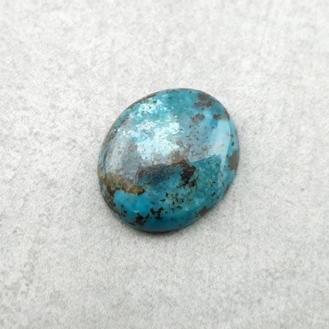 Turkus tybetański kaboszon 12x10 mm nr 353