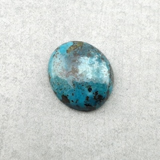 Tibetan turquoise cabochon 12x10 mm no 353