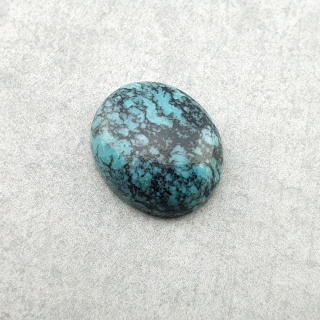 Tibetan turquoise cabochon 12x10 mm no 354