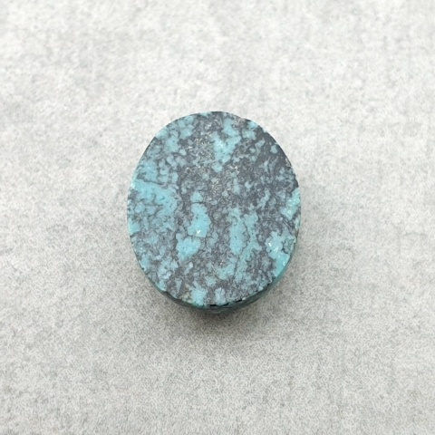 Turkus tybetański kaboszon 12x10 mm nr 354