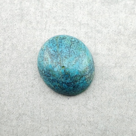 Turkus tybetański kaboszon 12x10 mm nr 356