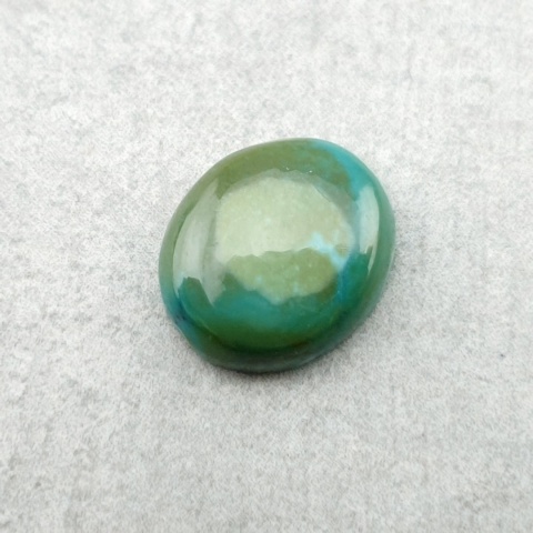 Turkus tybetański kaboszon 12x10 mm nr 359