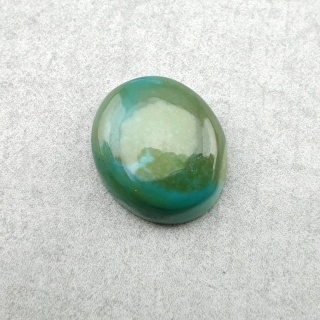 Tibetan turquoise cabochon 12x10 mm no 359
