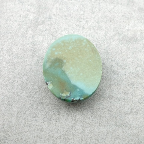 Turkus tybetański kaboszon 12x10 mm nr 359