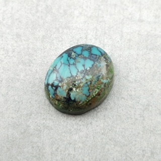 Tibetan turquoise cabochon 12x10 mm no 365