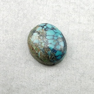 Tibetan turquoise cabochon 12x10 mm no 365
