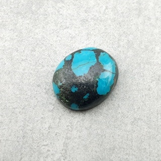 Tibetan turquoise cabochon 12x10 mm no 366