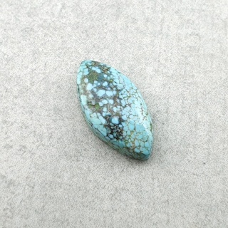 Tibetan turquoise cabochon 12x6 mm no 326