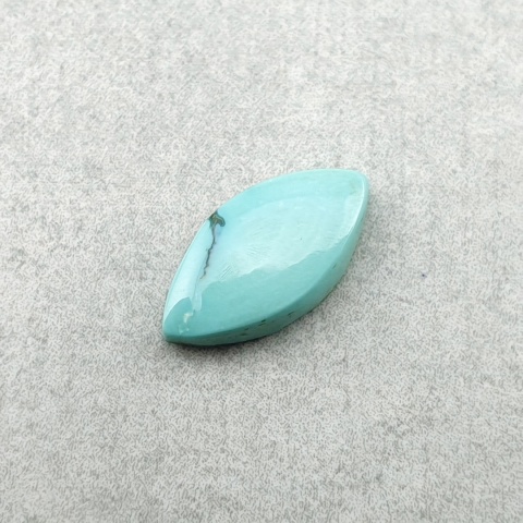 Turkus tybetański kaboszon 12x6 mm nr 330