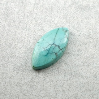 Tibetan turquoise cabochon 12x6 mm no 332