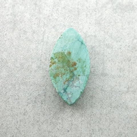 Turkus tybetański kaboszon 12x6 mm nr 332