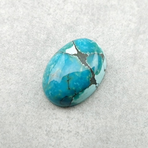 Tibetan turquoise cabochon 14x10 mm no 369
