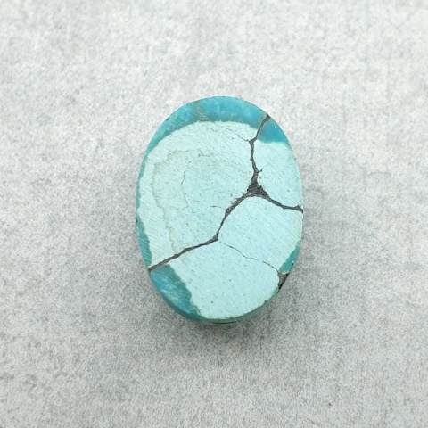 Tibetan turquoise cabochon 14x10 mm no 369