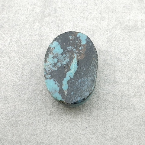 Tibetan turquoise cabochon 14x10 mm no 370