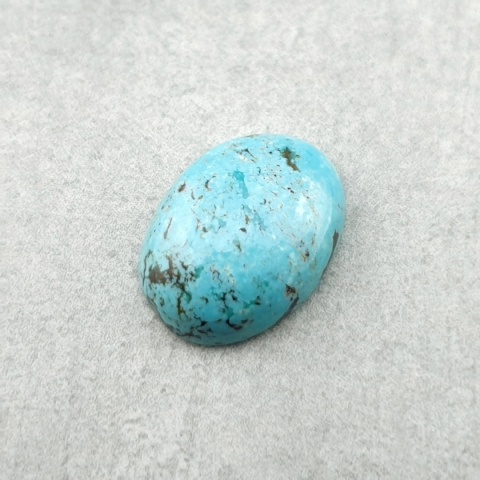 Tibetan turquoise cabochon 14x10 mm no 372