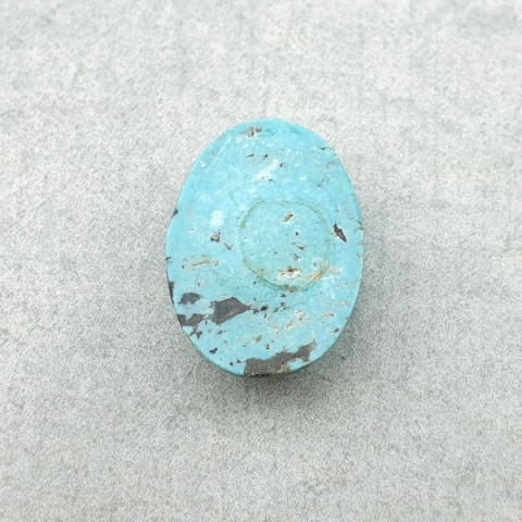 Tibetan turquoise cabochon 14x10 mm no 372