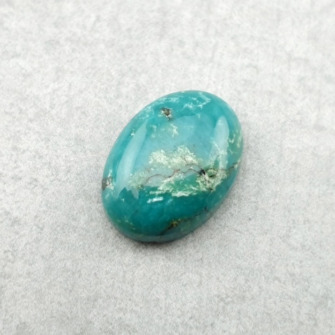Tibetan turquoise cabochon 14x10 mm no 376