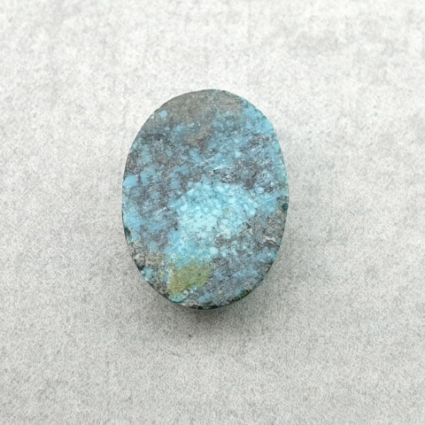 Tibetan turquoise cabochon 14x10 mm no 378