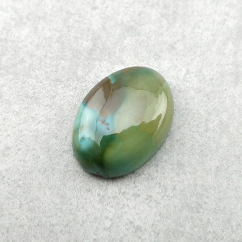 Tibetan turquoise cabochon 14x10 mm no 380