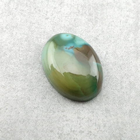 Tibetan turquoise cabochon 14x10 mm no 380