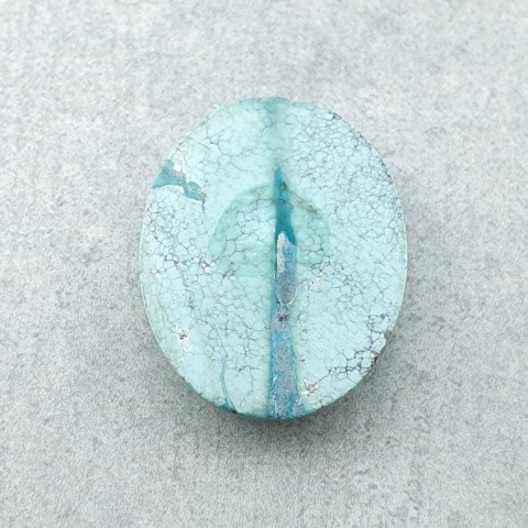 Tibetan turquoise cabochon 20x16 mm no 386