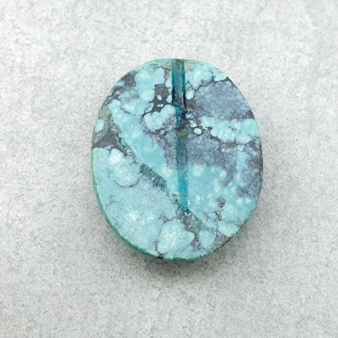 Tibetan turquoise cabochon 21x16 mm no 387