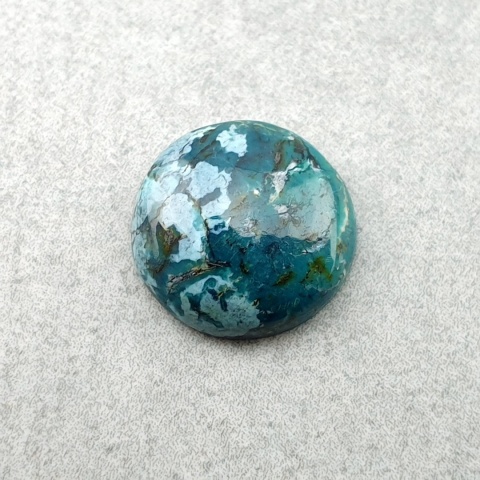 Turkus tybetański kaboszon fi 10 mm nr 254