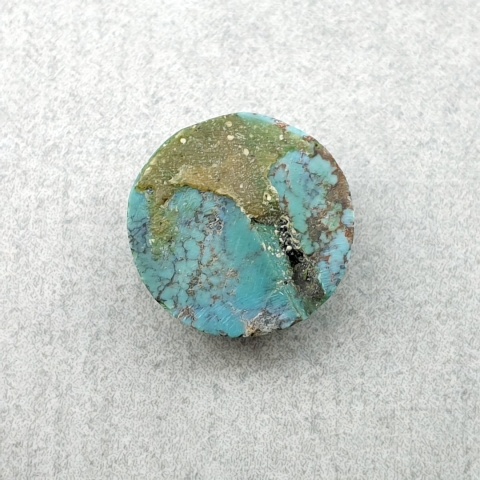 Turkus tybetański kaboszon fi 11 mm nr 259